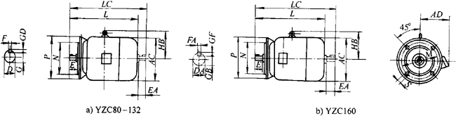 YZCϵеஐ늄әCγߴ磨H80160mm